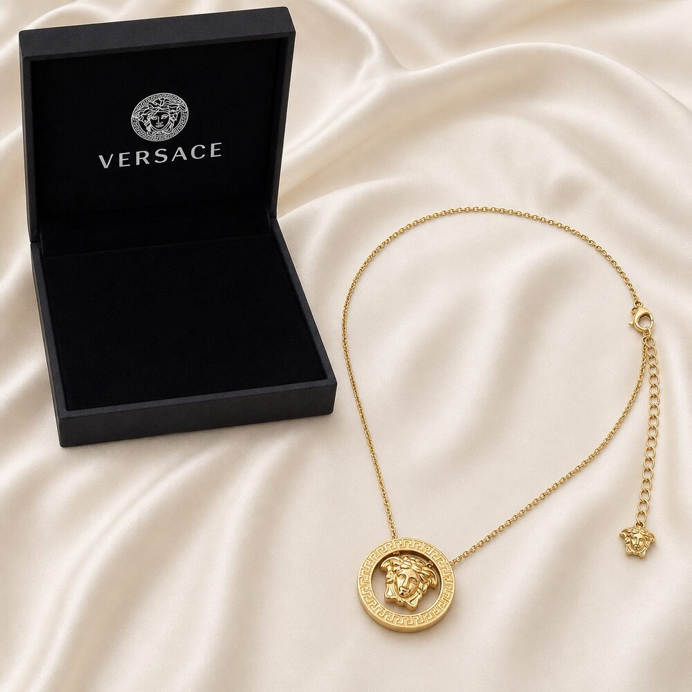Versace Bold Statement Necklace Style 1 | New with Box - Picture 6 of 9